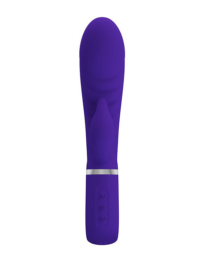 Pretty Love Super Soft Rabbit Silicone Vibrator – Purple