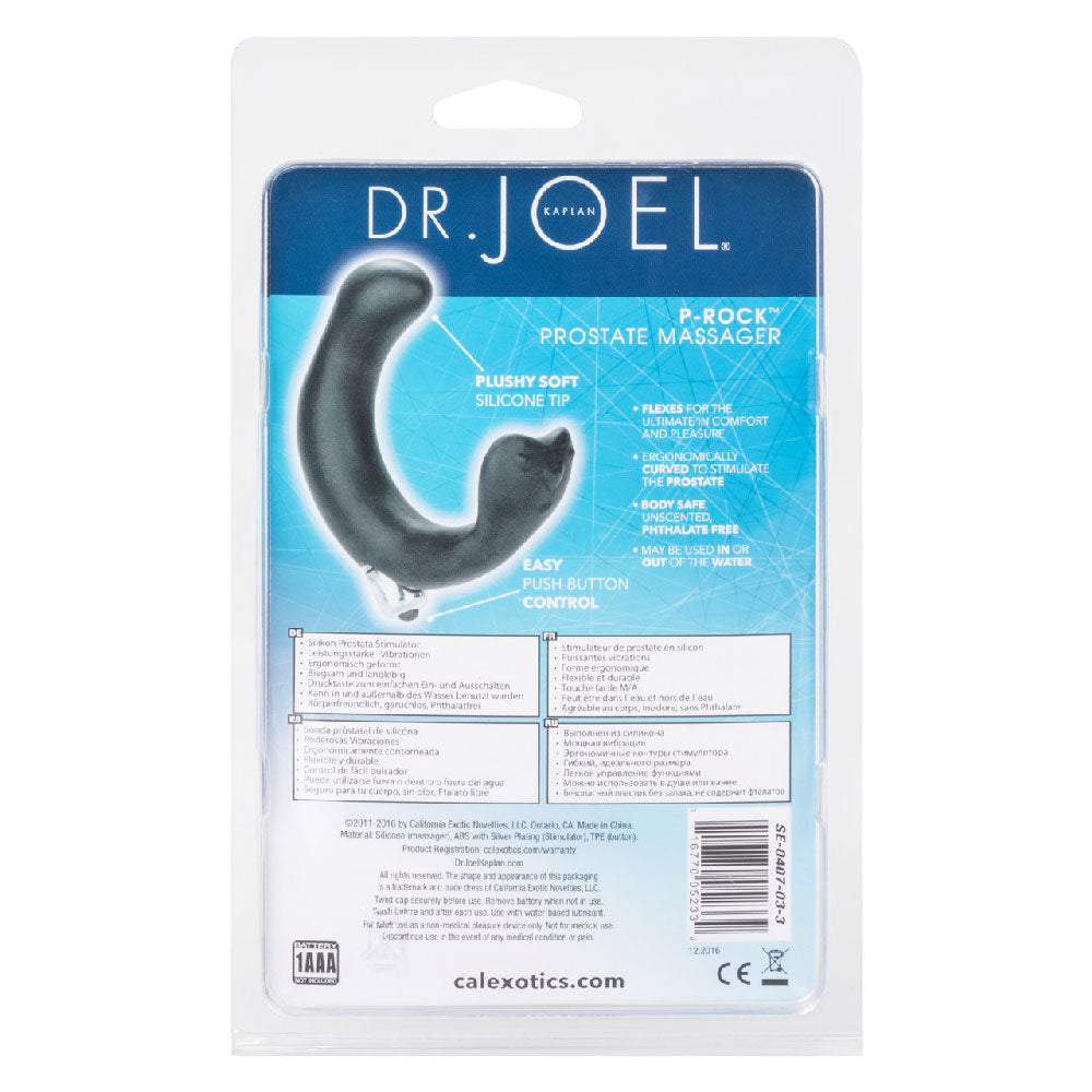 Dr. Joel Kaplan P-Rock Prostate Massager - High Powered Vibrator - Black
