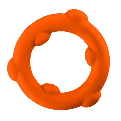Oxballs Spinner Single Silicone Ring – Orange – Mega-Stretch Cockring
