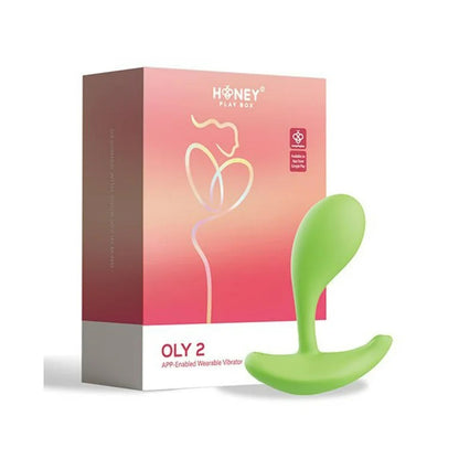 Honey Play Box Oly 2 App-Enabled Wearable Vibrator - G-Spot and C-Spot Stimulation - Green