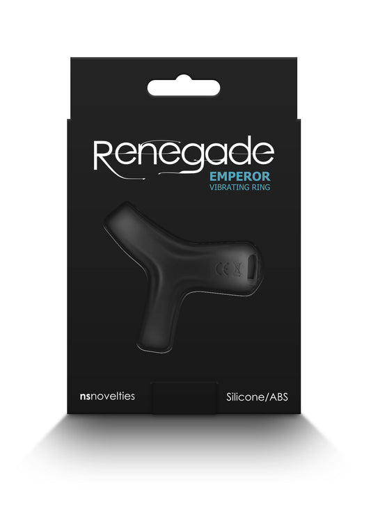 Renegade Emperor Rechargeable Vibrating Ring – Black