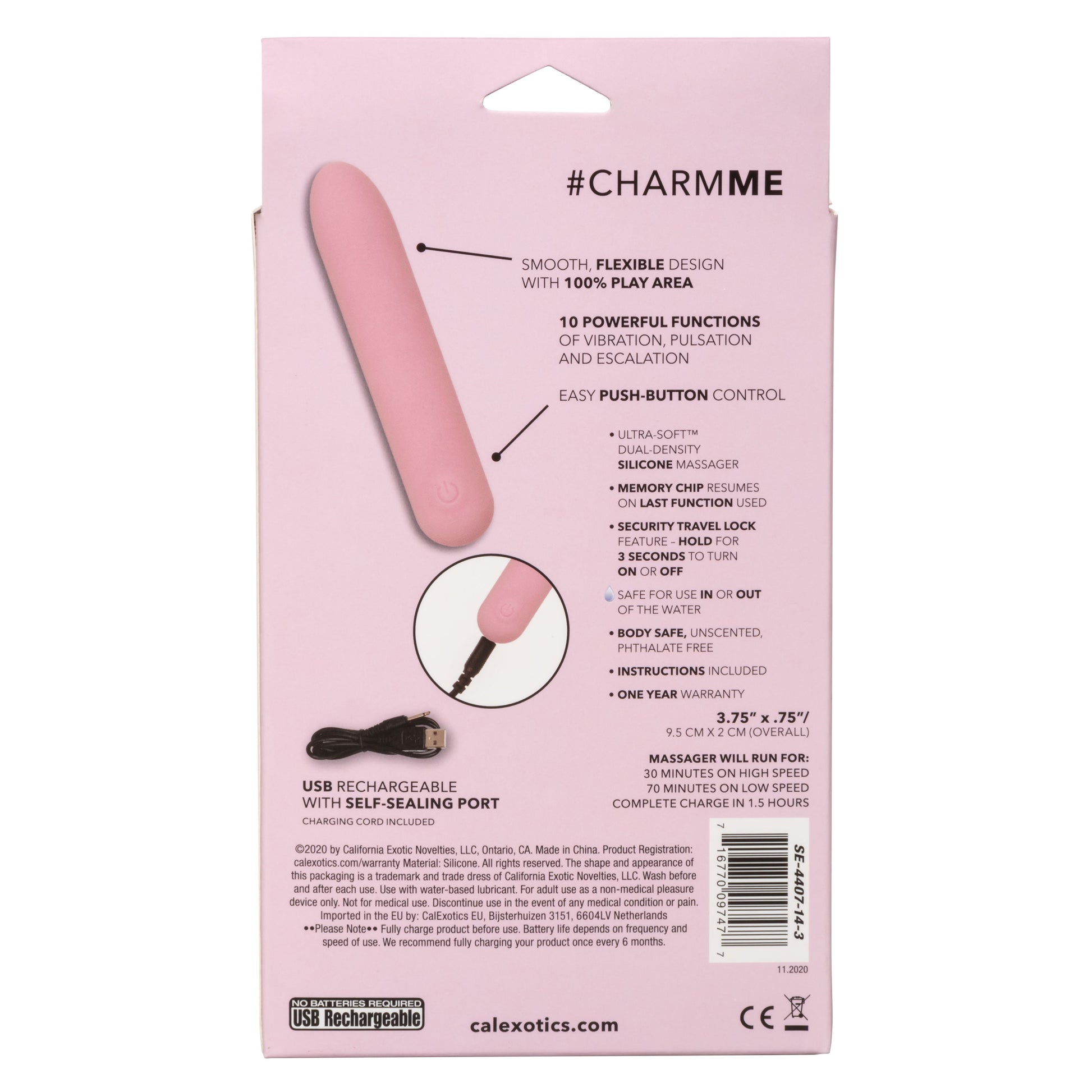 Slay Charm Me Multi-Function Massager – Pink