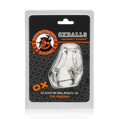 Oxballs COCKSLING-2 Clear Cockring with Anatomical Channel