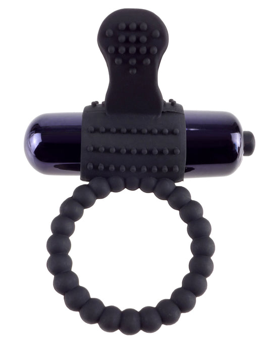 Pipedream Fantasy C-Ringz Vibrating Silicone Super Ring - Black