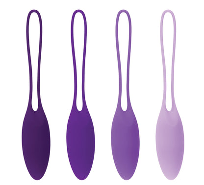 Playboy Pleasure Put In Work Kegel Balls Set - Acai Ombre - Purple
