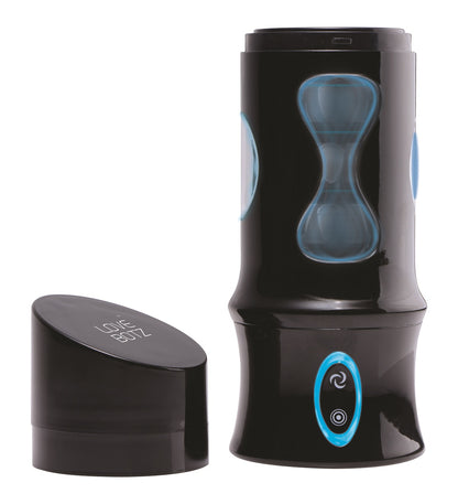 Love Botz Beat It 8x Rotating & Rhythmic Masturbator – Black