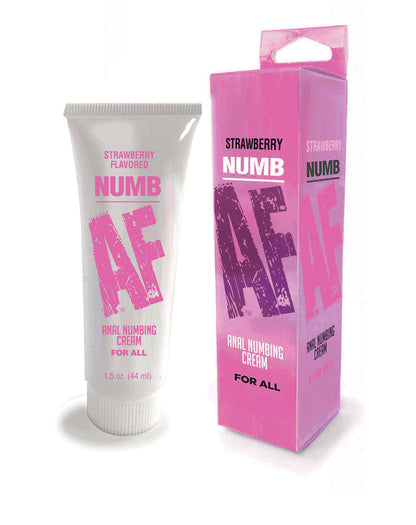Little Genie Numb AF Anal Desensitizer Cream – Strawberry Flavor – 1.5oz