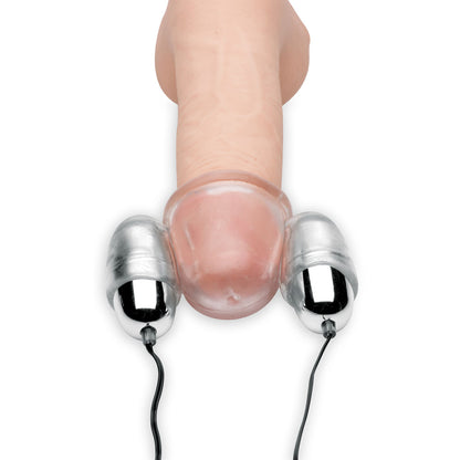 XR Brands Clear Multi-Speed Vibrating Head Teaser with Wired Remote