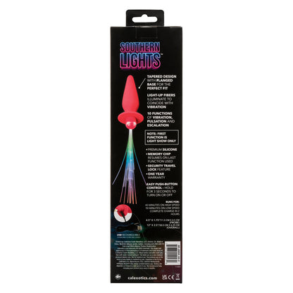 Southern Lights Vibrating Light Up Anal Probe - Pink