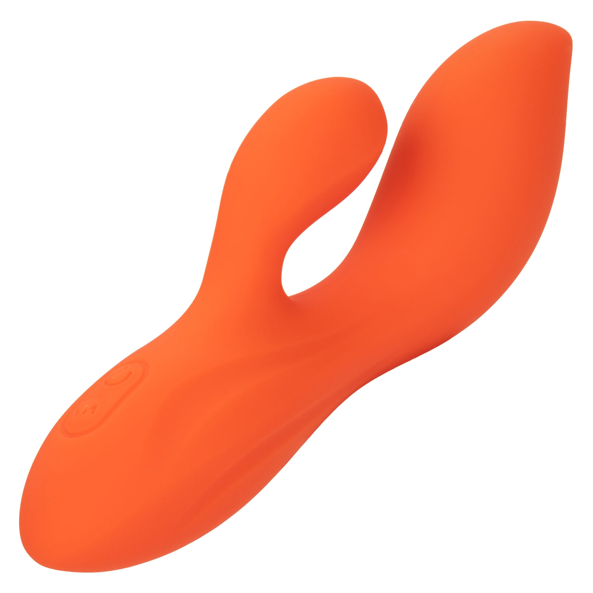 CalExotics Stella Liquid Silicone Dual Teaser - Orange - G-Spot and Clitoral Stimulation