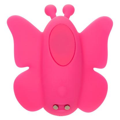 CalExotics Neon Vibes The Flutter Vibe - Pink - Multi-Function Waterproof Panty Vibe