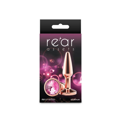 nsnovelties Rear Assets Tapered Small Anal Toy - Rose Gold Pink