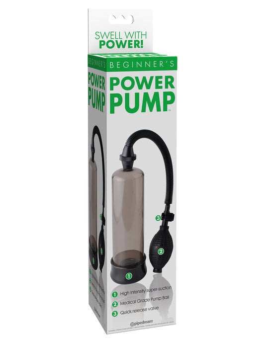 Pipedream Beginner's Power Pump - Suction Device - Black