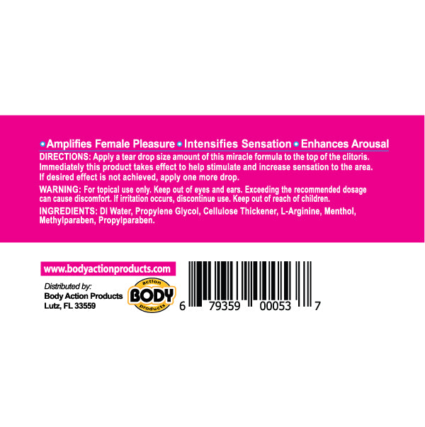 Body Action Liquid V for Women – 50 Pieces Jar Display