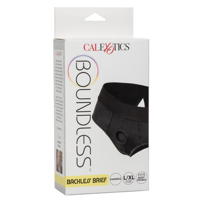 CalExotics Boundless Backless Brief Harness - Black - L/XL