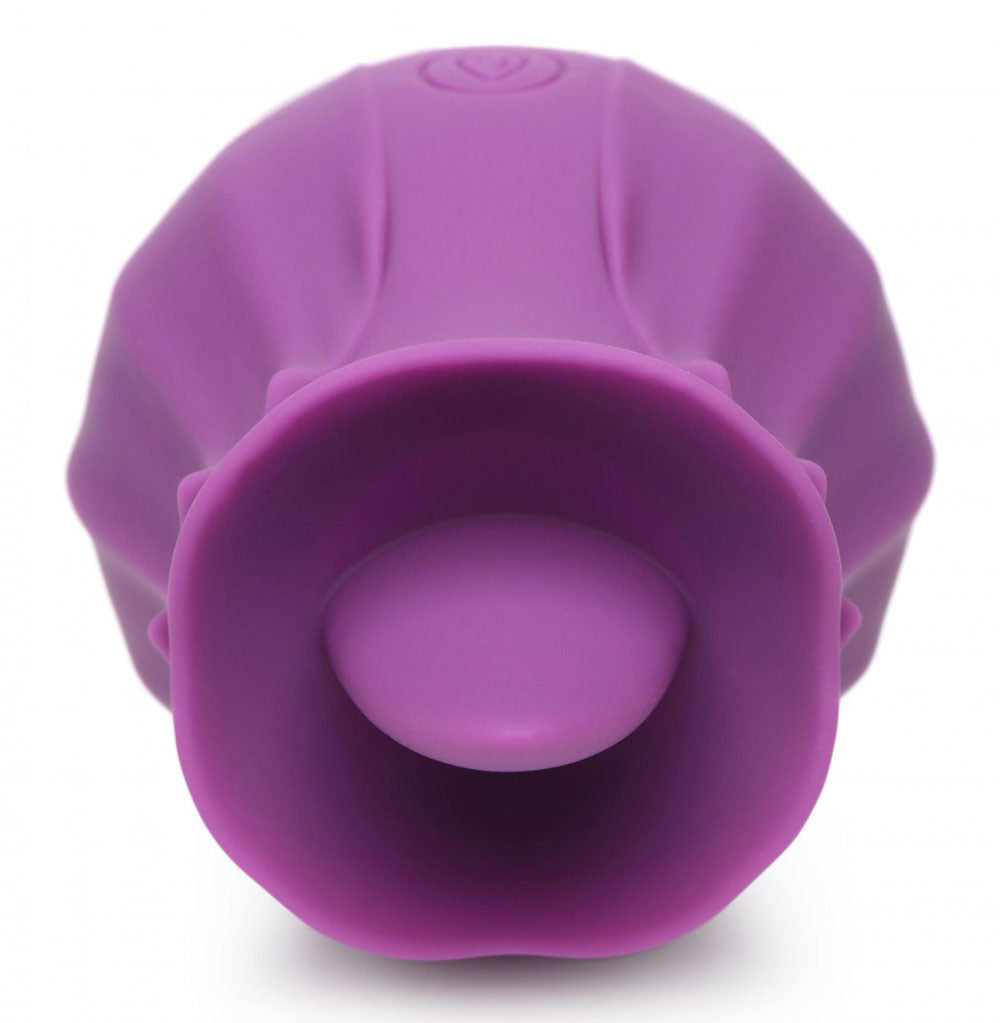 Inmi Bloomgasm Wild Violet Licking Silicone Stimulator - Violet