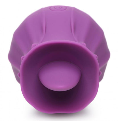 Inmi Bloomgasm Wild Violet Licking Silicone Stimulator - Violet