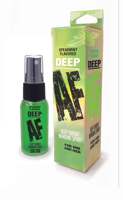 Little Genie Deep AF Spearmint Flavored Deep Throat Spray – 1 Oz