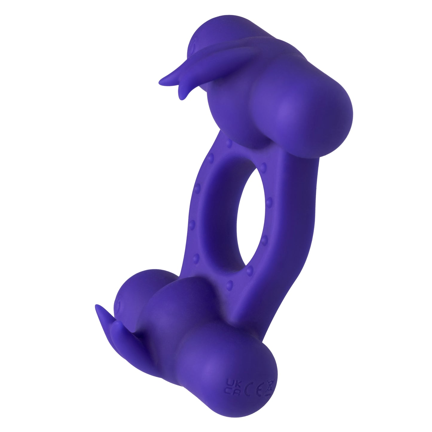 CalExotics Silicone Rechargeable Triple Orgasm Enhancer - Purple