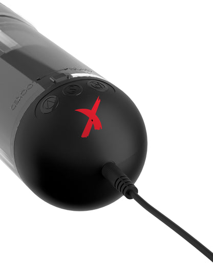 Pipedream Extender Pro Vibrating Penis Pump with Multi-Speed Suction – Black
