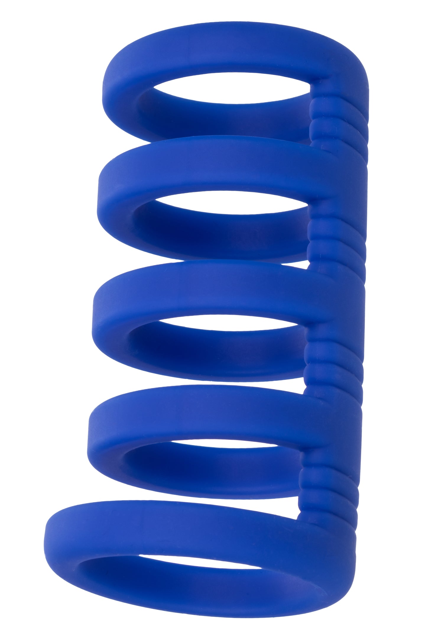 CalExotics Admiral Xtreme Cock Cage – Blue – Liquid Silicone Enhancer