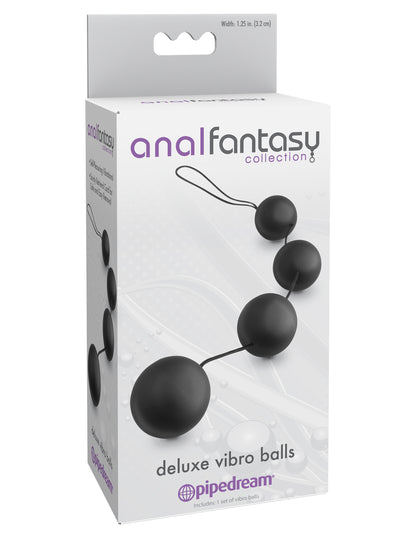 Pipedream Anal Fantasy Collection Deluxe Vibro Balls – Black