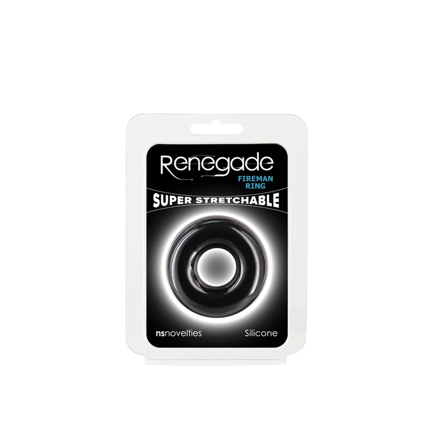 Renegade Fireman Ring - Medium - Black - Soft Liquid Silicone