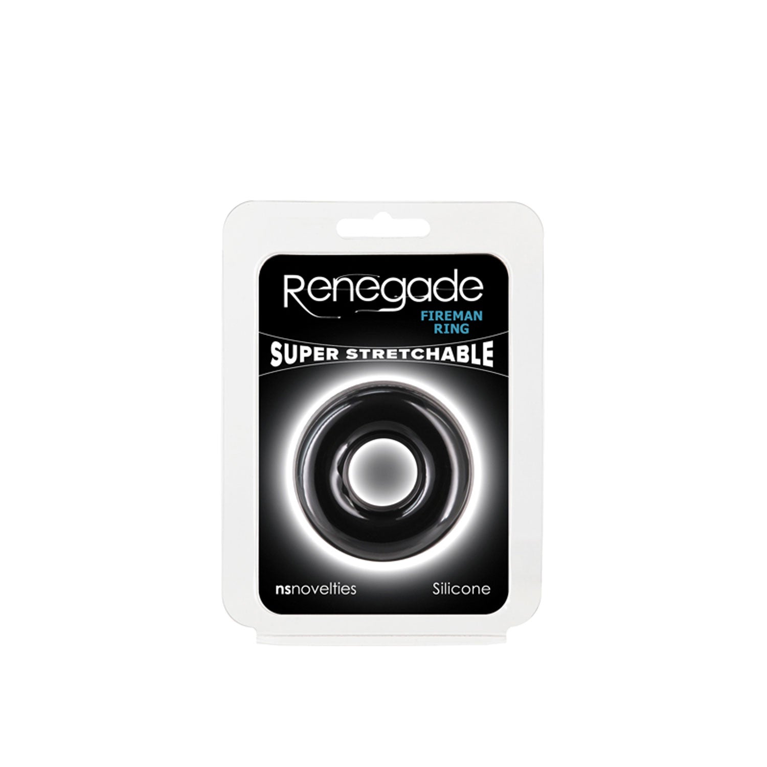 Renegade Fireman Ring - Medium - Black - Soft Liquid Silicone