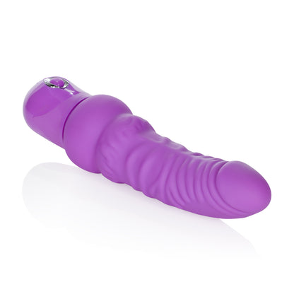 CalExotics Bendie Power Stud - Curvy - Purple - Multi-Speed Vibrator