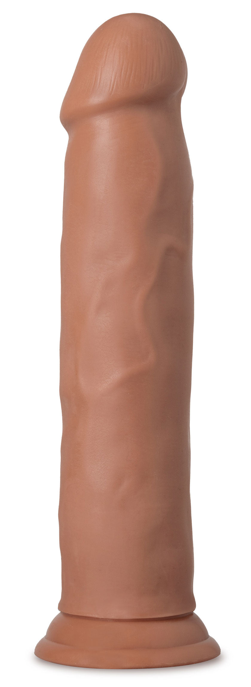 Au Naturel Carlos 9 Inch Dong – Mocha with Suction Cup Base