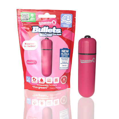 Screaming O 4B Bullet - Super Powered One Touch Vibrating Bullet - Pink