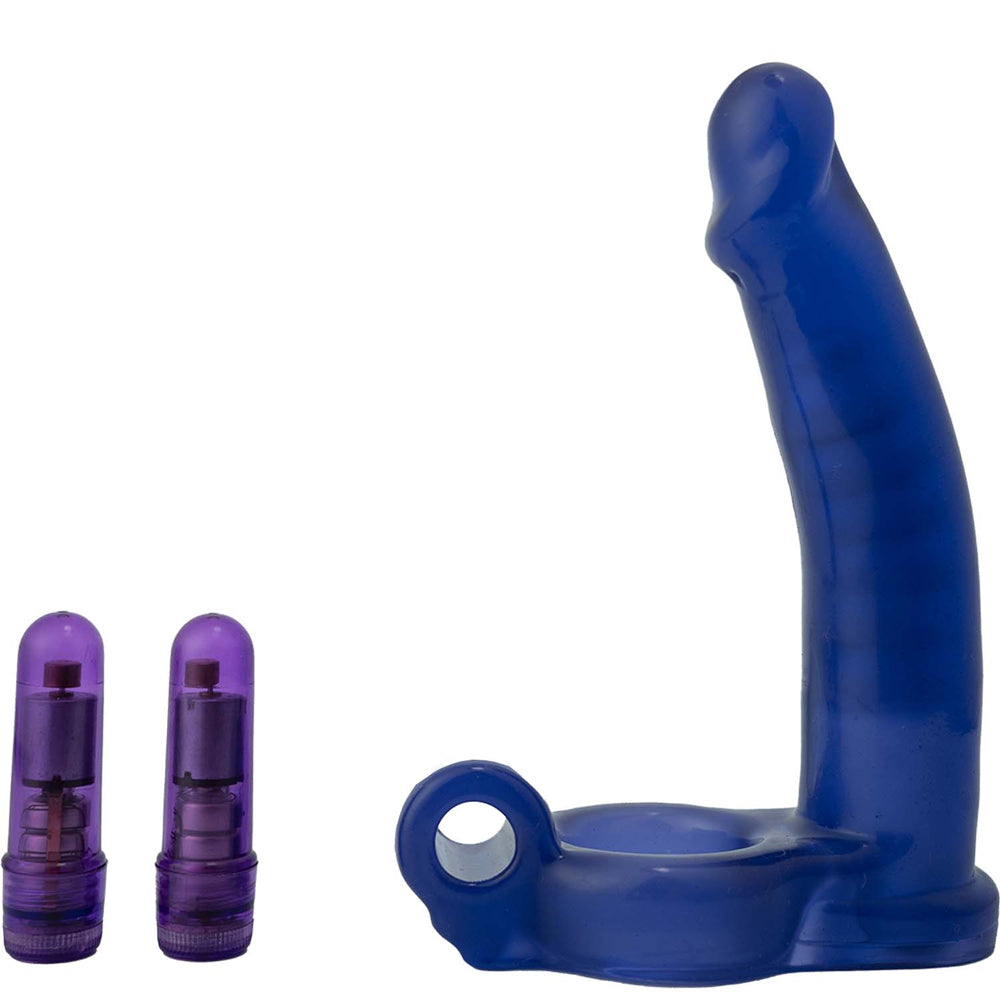 Nasstoys Double Penetrator Ultimate Cockring – Purple – Waterproof with Multi-Speed Function