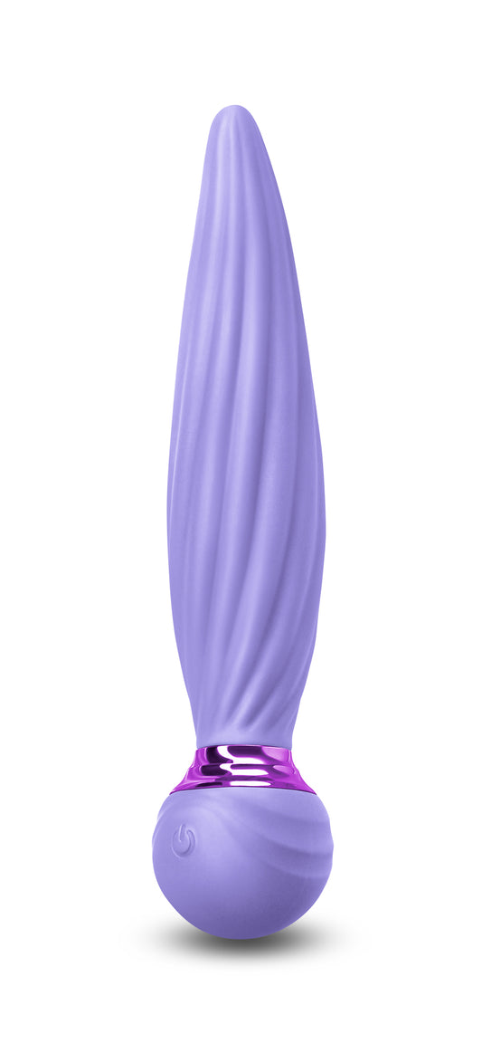 Sugar Pop Twist Vibrator with Gyrating Shaft and 7 Vibration Modes – Purple
