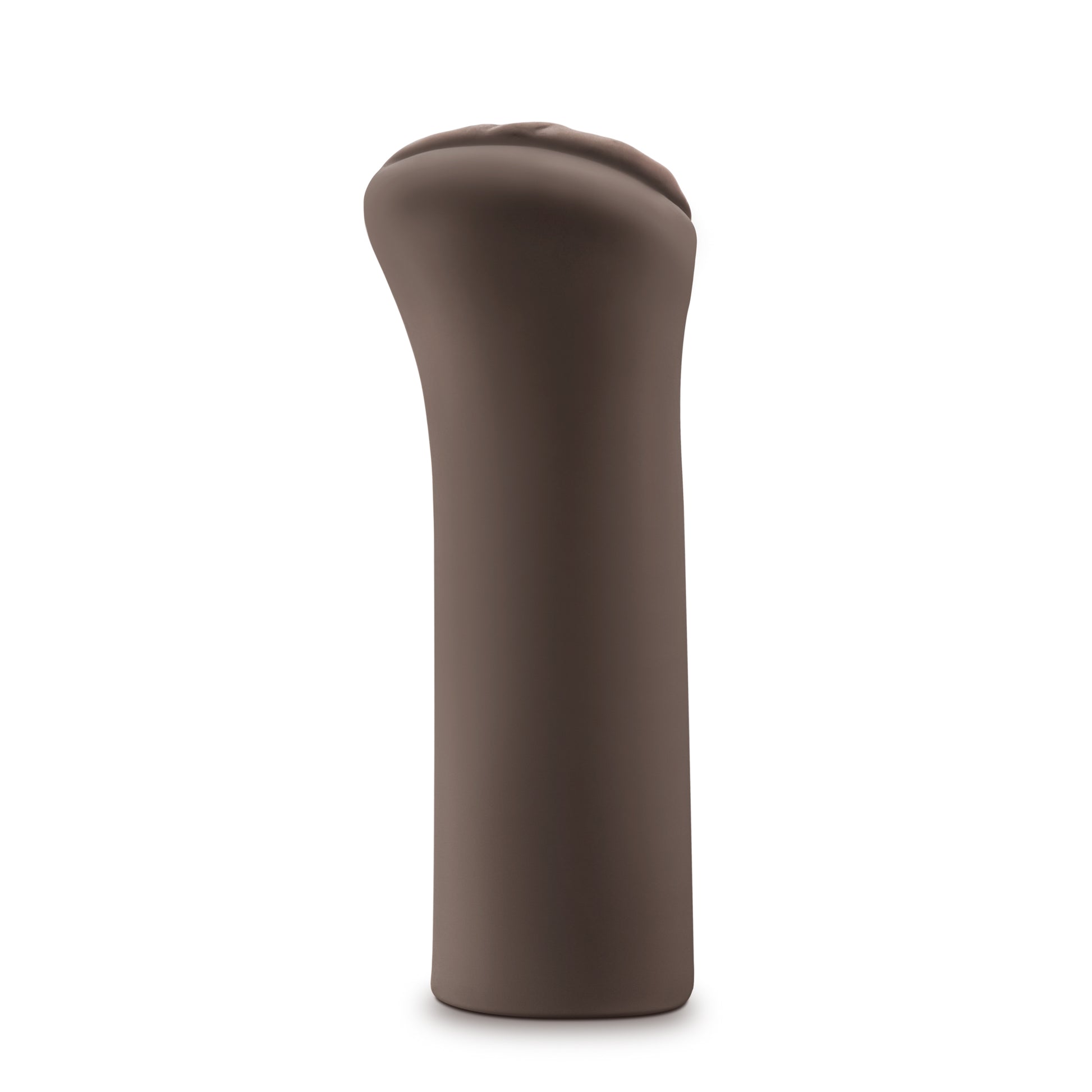 Blush Nicole's Kitty Stretchy Male Stroker with Ribbed Canal - Brown
