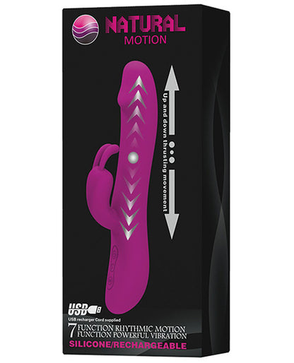 Pretty Love Natural Motion Thrusting Rabbit – Purple
