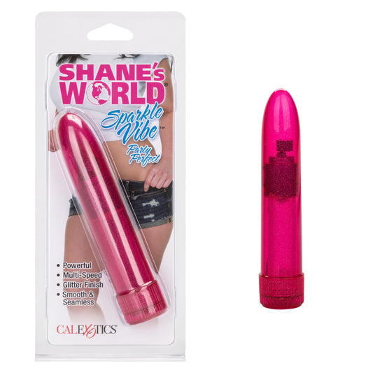 CalExotics Shane's World Sparkle Vibes - Multi-Speed Vibrating Device - Pink