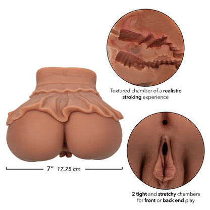 CalExotics The Homecoming Queen Masturbator - Dual Entry, Multi-Textured, 7 inches