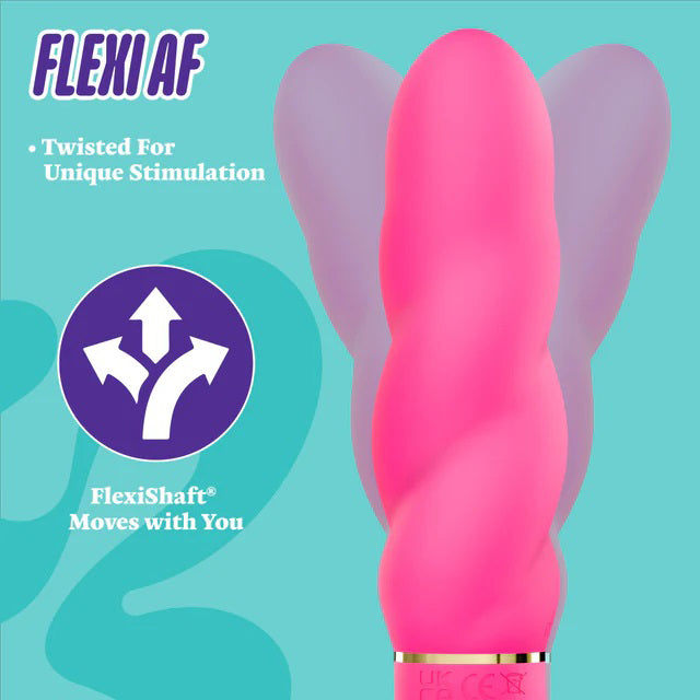 Blush Aria Amazing AF 2.0 Rechargeable Vibrator with 10 Vibration Modes - Fuchsia