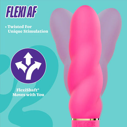 Blush Aria Amazing AF 2.0 Rechargeable Vibrator with 10 Vibration Modes - Fuchsia
