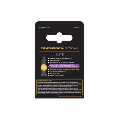 Lifestyles Skyn Elite Condoms - Natural Feel - 3 Pack