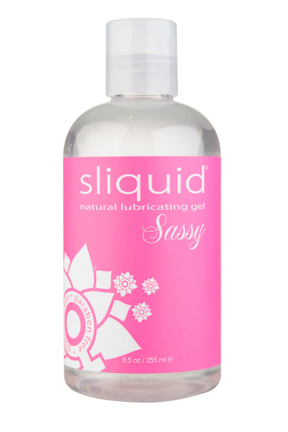 Sliquid Naturals Sassy Water-Based Anal Gel Lubricant – 8.5 Fl. Oz.
