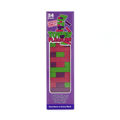 Creative Conceptions Tower of Pleasure Couples Tumbling Game – Multi-Color