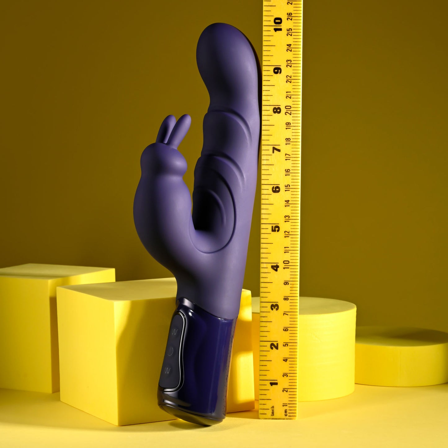 Evolved Novelties Big Deal Girthy Rabbit Vibrator with Dual Motors – Purple