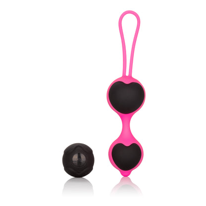 CalExotics Silicone Kegel Trainer Balls – Pelvic Strengthening System – Black