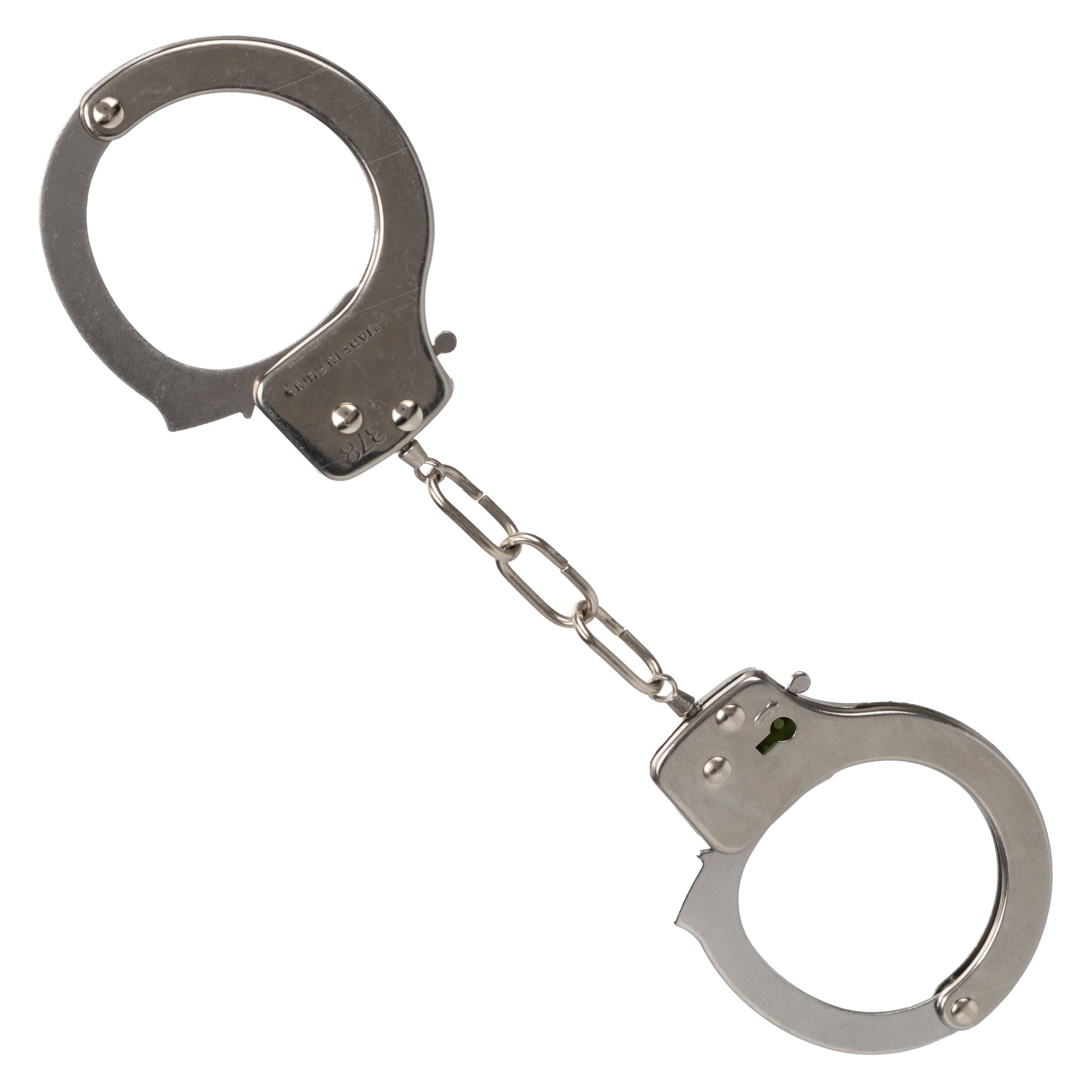 CalExotics Ultra Fluffy Furry Cuffs - Lockable Metal Handcuffs with Faux Fur - White