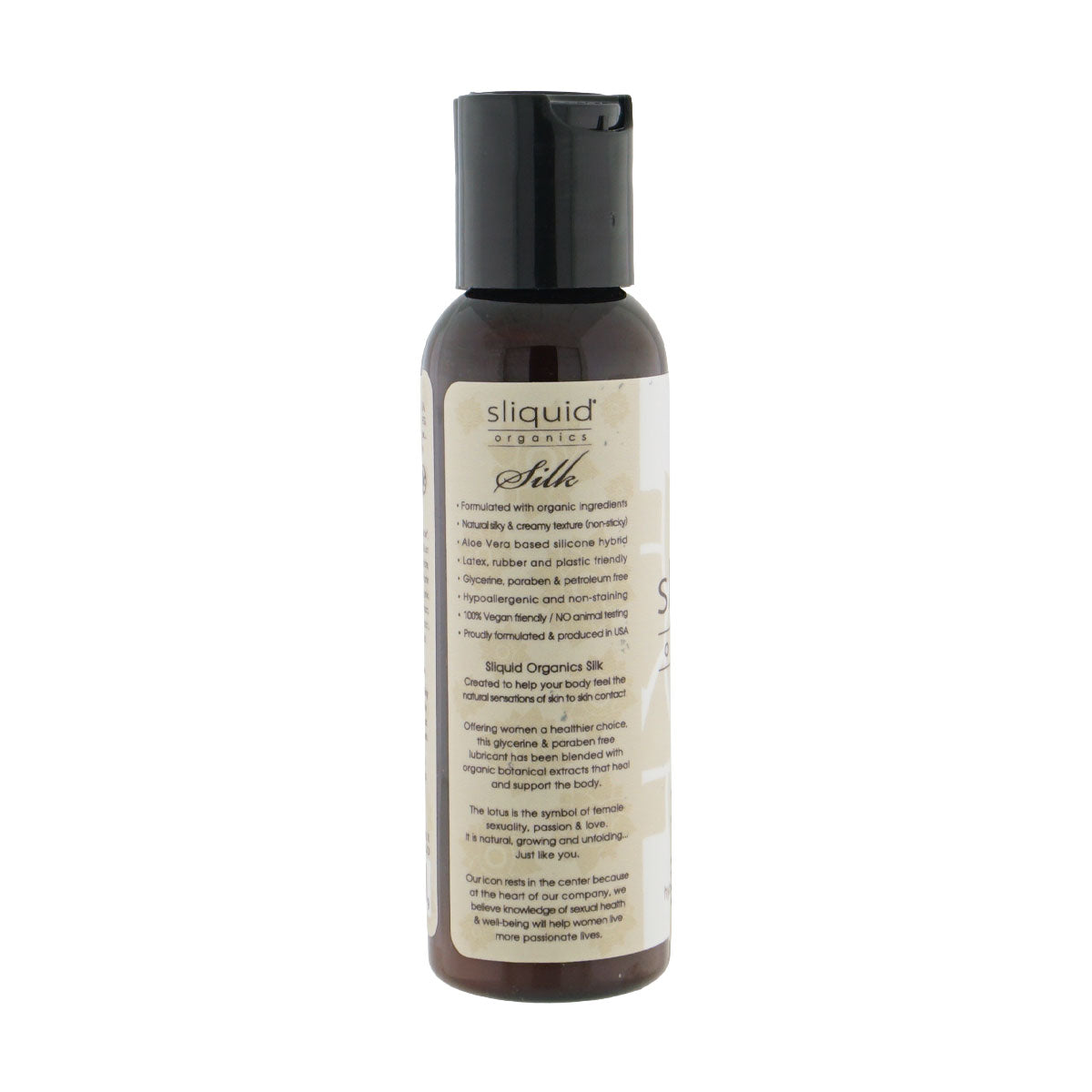 Sliquid Organics Silk Aloe & Silicone Hybrid Personal Lubricant 2.0 Fl Oz