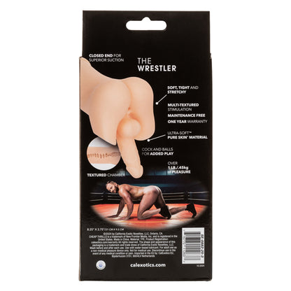CalExotics Cheap Thrills The Wrestler - Realistic Male Masturbator - Beige