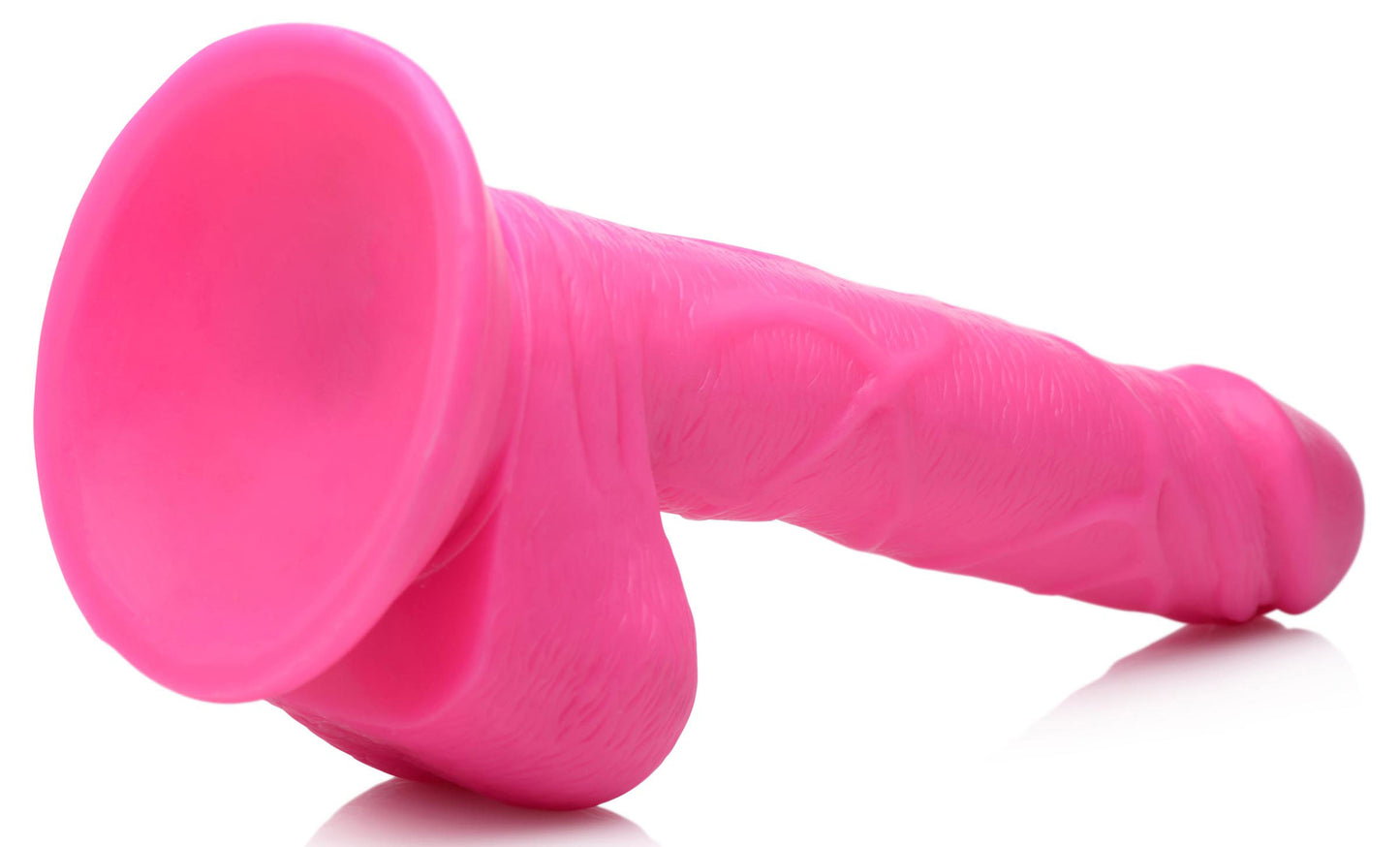 Pop Pecker 6.5 Inch Dildo with Suction Cup Base - Pink