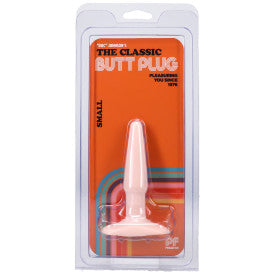 Doc Johnson Classic Butt Plug Smooth - Small - Tapered Design - White