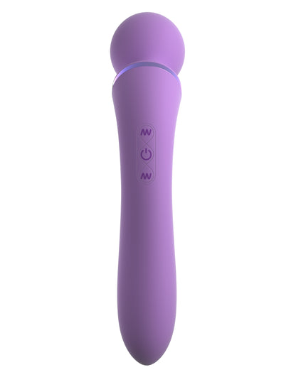 Pipedream Duo Wand Massage-Her - Purple - Multi-Function Vibrator